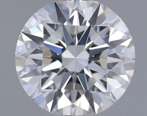 0.53 carat F-VVS2 Excellent cut Natūralus Round Deimantas (1)