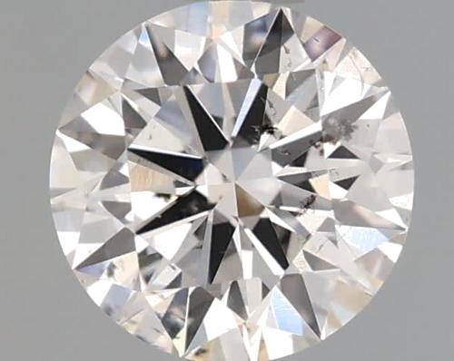 0.59 carat F-SI2 Excellent cut Natūralus Round Deimantas (1)