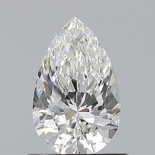 0.73 carat F-VVS1 Natūralus Pear Deimantas (1)
