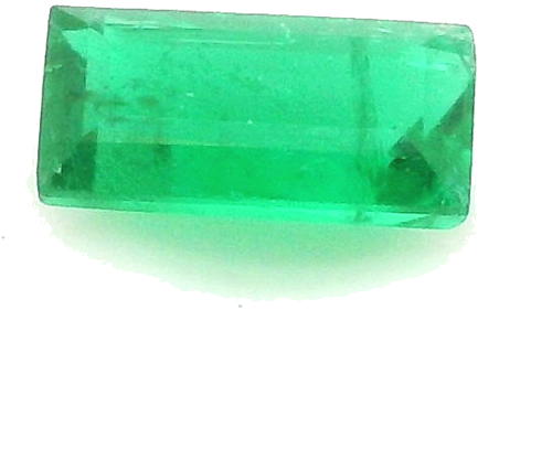 0.25 carat GREEN Baguette Smaragdas (1)