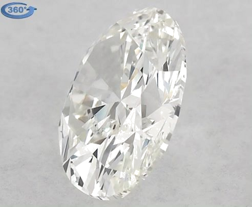 0.8 carat I-VVS2 Natūralus Oval Deimantas (1)