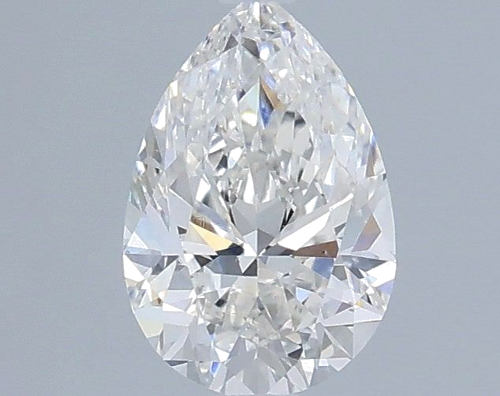 0.5 carat H-SI1 Natūralus Pear Deimantas (1)