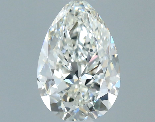 0.7 carat H-VVS1 Natūralus Pear Deimantas (1)