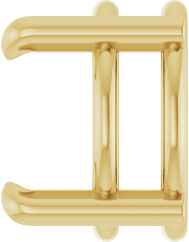 Pakabukas „Solitaire Slide“ 14k yellow gold Round 8.5mm (3)