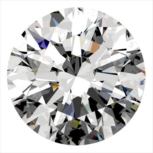 0.35 carat E-VVS1 Excellent cut Natūralus Round Deimantas (1)