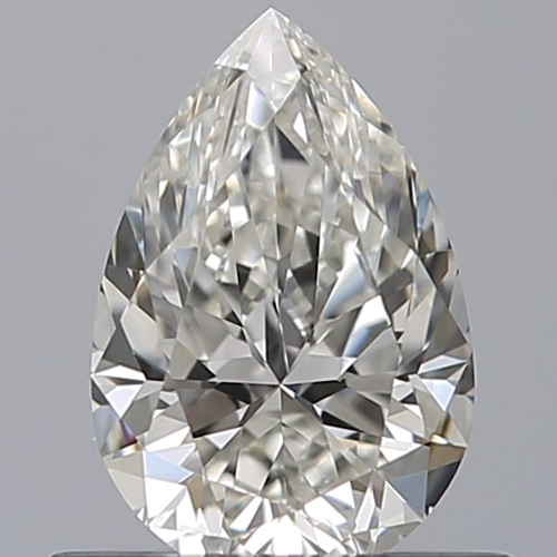 0.52 carat H-VVS1 Natūralus Pear Deimantas (1)