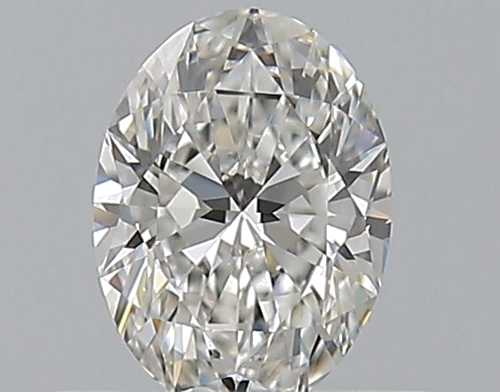 0.4 carat F-VVS2 Natūralus Oval Deimantas (1)