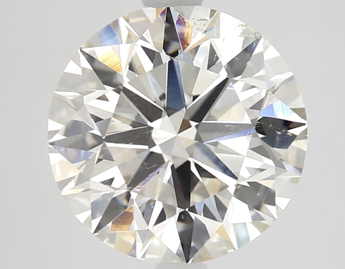 2.71 carat I-SI2 Excellent cut Natūralus Round Deimantas (1)