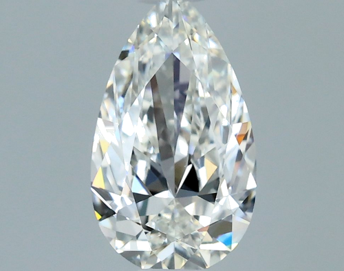 0.5 carat G-VS1 Natūralus Pear Deimantas (1)