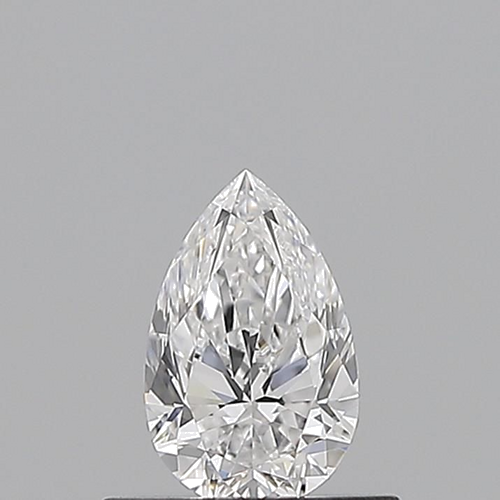 0.5 carat D-VVS1 Natūralus Pear Deimantas (1)