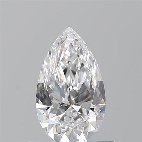 0.7 carat D-VS2 Natūralus Pear Deimantas (1)