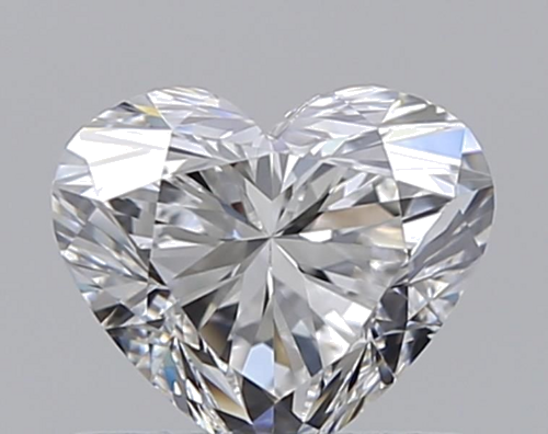 0.59 carat E-VVS2 Natūralus Heart Deimantas (1)