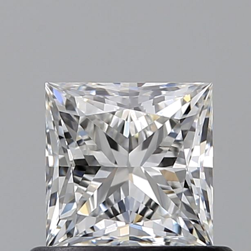 0.73 carat F-VVS2 Natūralus Princess Deimantas (1)