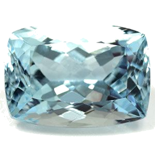 7.94 carat BLUE Cushion Aquamarine (1)
