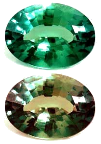 0.22 carat GREEN Oval Alexandrite (1)