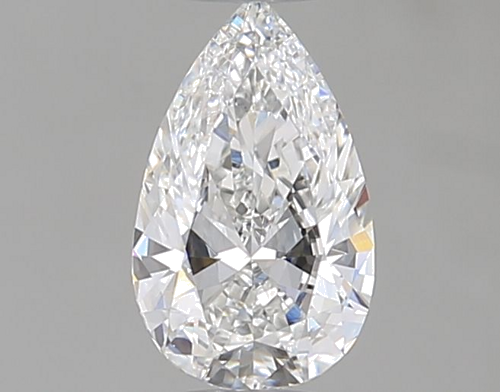 0.4 carat E-VS1 Natūralus Pear Deimantas (1)