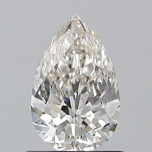 0.9 carat I-VS2 Natūralus Pear Deimantas (1)