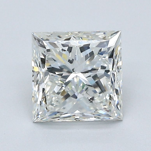 1.7 carat I-SI2 Natūralus Princess Deimantas (1)