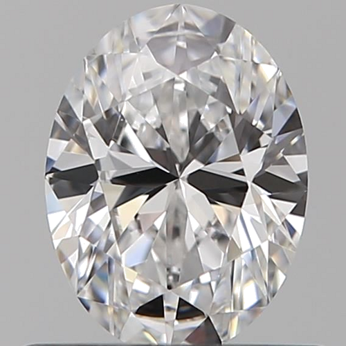 0.51 carat D-VVS2 Natūralus Oval Deimantas (1)