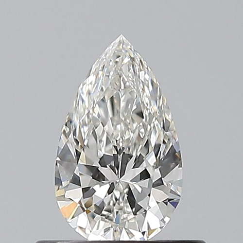 0.5 carat G-VVS2 Natūralus Pear Deimantas (1)