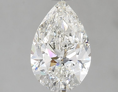 1.0 carat I-SI2 Natūralus Pear Deimantas (1)