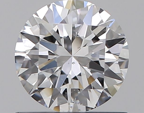 0.59 carat D-SI1 Very Good cut Natūralus Round Deimantas (1)