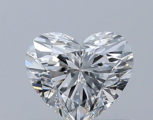 0.5 carat G-VVS1 Natūralus Heart Deimantas (1)