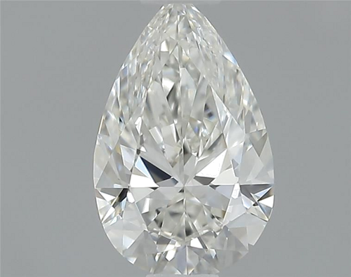 0.35 carat I-VVS1 Natūralus Pear Deimantas (1)