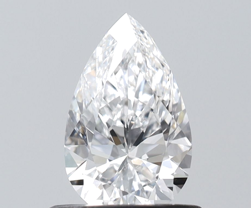 0.6 carat D-VVS1 Natūralus Pear Deimantas (1)