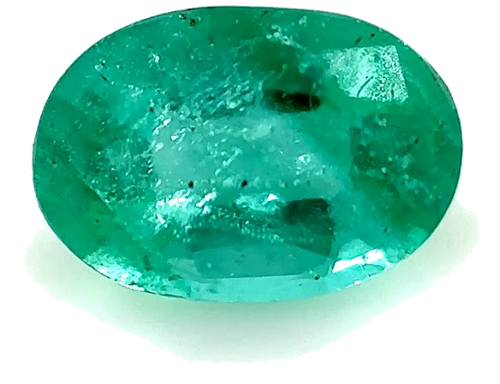 0.44 carat GREEN Oval Smaragdas (1)