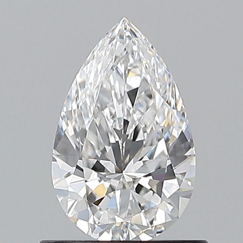 0.72 carat E-VVS2 Natūralus Pear Deimantas (1)