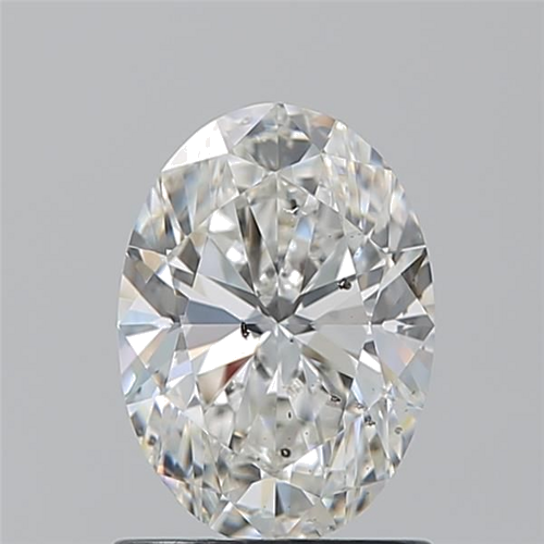 1.2 carat G-SI2 Natūralus Oval Deimantas (1)