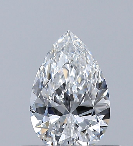 0.37 carat D-VVS1 Natūralus Pear Deimantas (1)