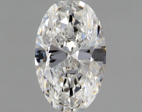 0.38 carat F-VVS2 Natūralus Oval Deimantas (1)