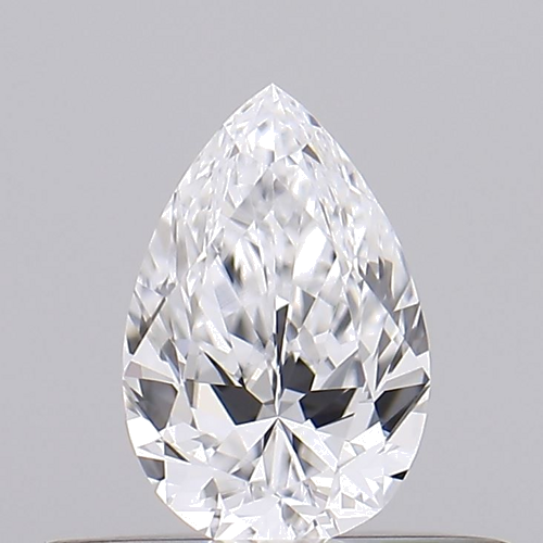 0.29 carat D-VVS2 Natūralus Pear Deimantas (1)