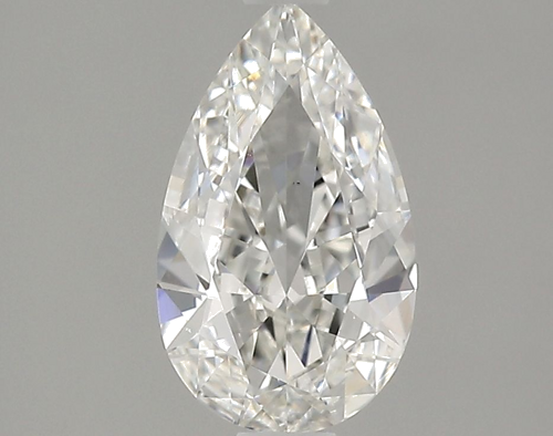 1.0 carat G-VS1 Natūralus Pear Deimantas (1)