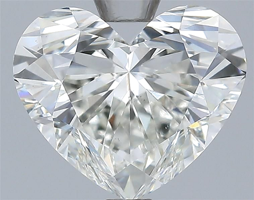 2.0 carat I-SI1 Natūralus Heart Deimantas (1)