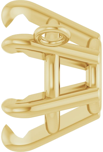 Pakabukas „Solitaire“ 14k yellow gold Round 7.75mm (3)