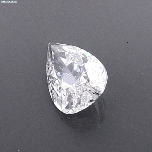 0.57 carat D-SI2 Natūralus Pear Deimantas (1)