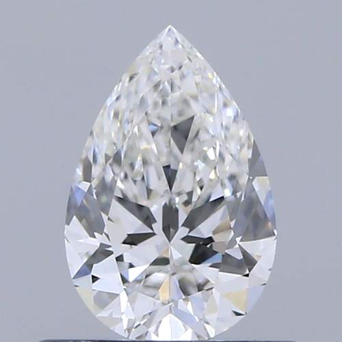 0.5 carat G-VVS2 Natūralus Pear Deimantas (1)