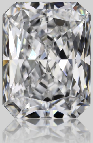 1.01 carat D-VVS1 Natūralus Radiant Deimantas (1)