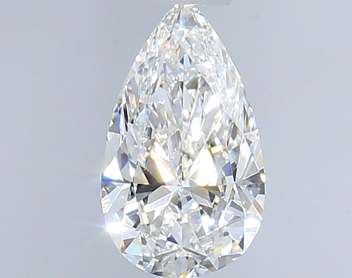 0.5 carat E-VVS2 Natūralus Pear Deimantas (1)