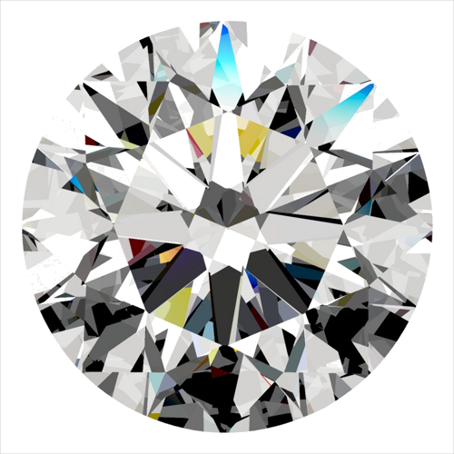 0.3 carat F-VS2 Excellent cut Natūralus Round Deimantas (1)