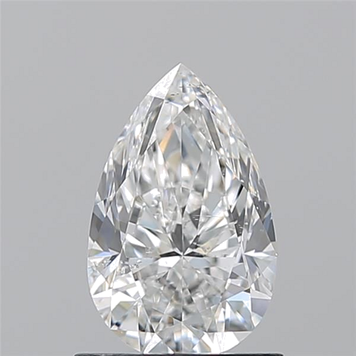 1.01 carat F-SI2 Natūralus Pear Deimantas (1)