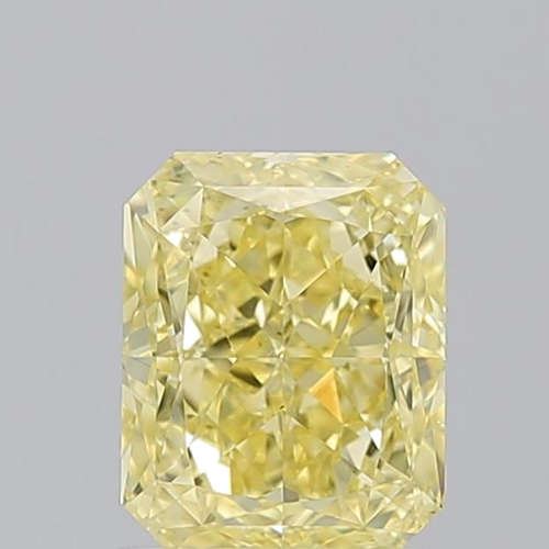 1.53 carat Fancy Intense Yellow-VS2 Natūralus Radiant Deimantas (1)