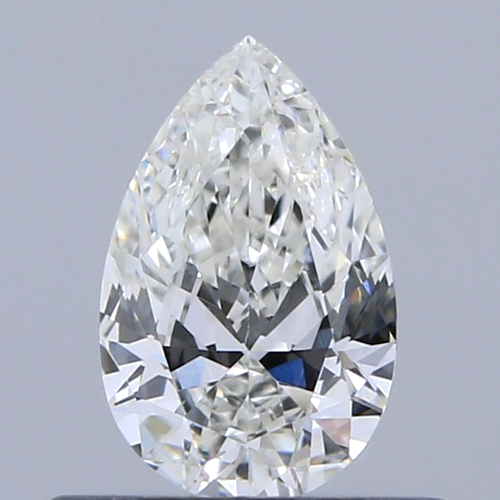 0.4 carat H-VS2 Natūralus Pear Deimantas (1)