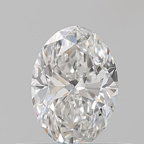 0.5 carat F-VVS2 Natūralus Oval Deimantas (1)