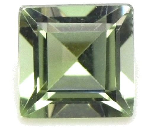 0.29 carat GREEN Princess Tourmaline (1)