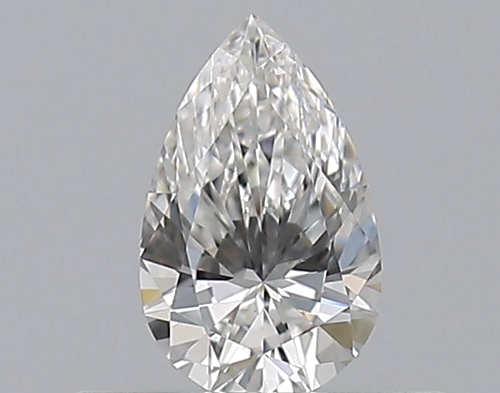 0.3 carat E-VS1 Natūralus Pear Deimantas (1)