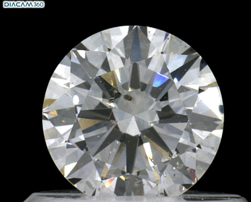 0.5 carat H-SI1 Excellent cut Natūralus Round Deimantas (1)